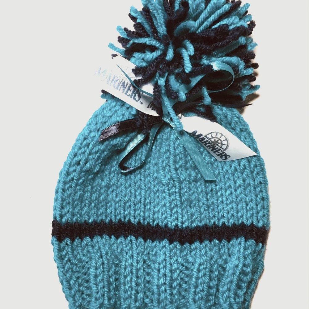 Seattle MARINERS Baseball Handmade Baby Hat *NEW*